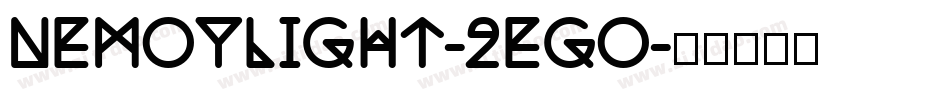 NemoyLight-2eGo字体转换
