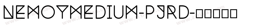 NemoyMedium-pjrD字体转换