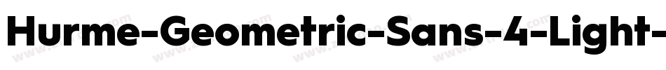 Hurme-Geometric-Sans-4-Light字体转换