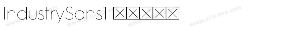 IndustrySans1字体转换 IndustrySans1字体转换