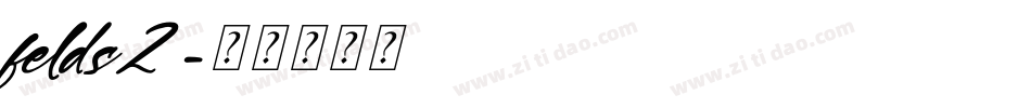 felds2字体转换