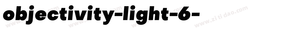 objectivity-light-6字体转换