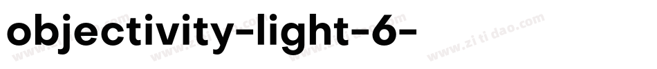 objectivity-light-6字体转换