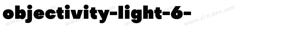 objectivity-light-6字体转换