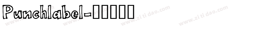 Punchlabel字体转换