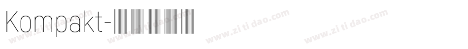 Kompakt字体转换
