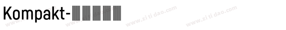 Kompakt字体转换