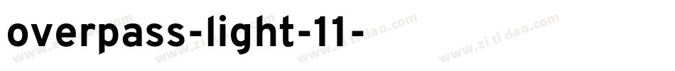 overpass-light-11字体转换