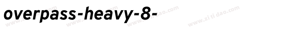 overpass-heavy-8字体转换