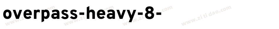 overpass-heavy-8字体转换