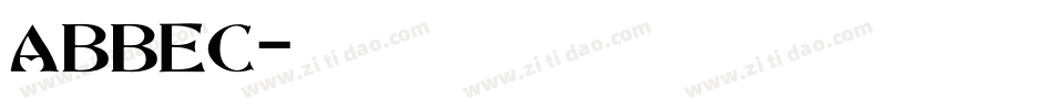 ABBEC字体转换