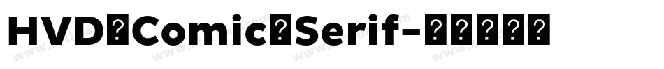HVD_Comic_Serif字体转换