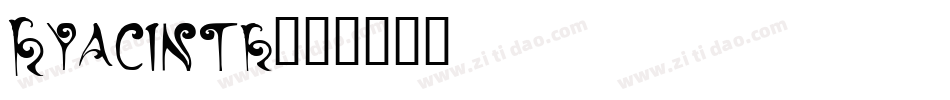Hyacinth字体转换
