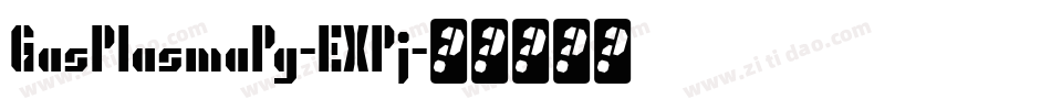 GasPlasmaPg-EXPj字体转换