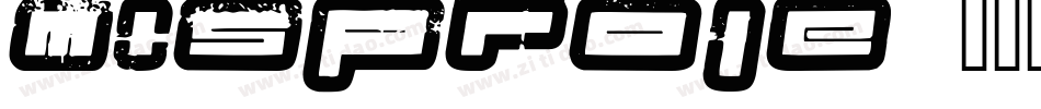 MISPROJE字体转换
