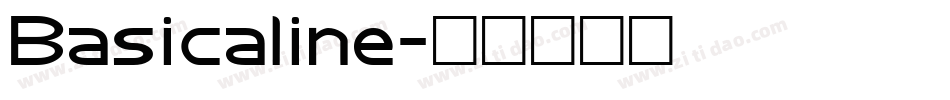 Basicaline字体转换