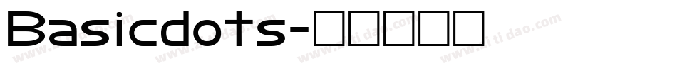 Basicdots字体转换