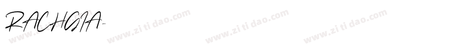 RACHGIA字体转换