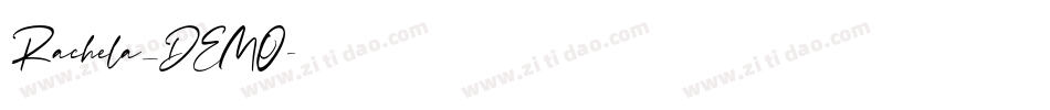 Rachela_DEMO字体转换