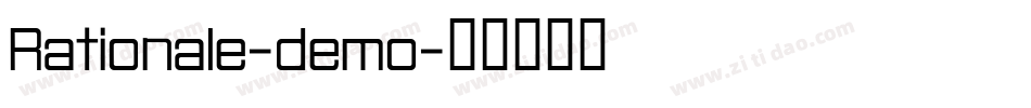 Rationale-demo字体转换