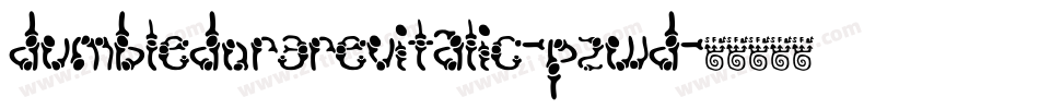 Dumbledor3RevItalic-pZWD字体转换