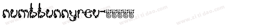NumbBunnyRev字体转换