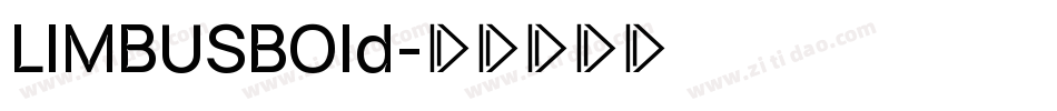 LIMBUSBOId字体转换