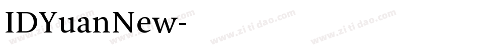 IDYuanNew字体转换
