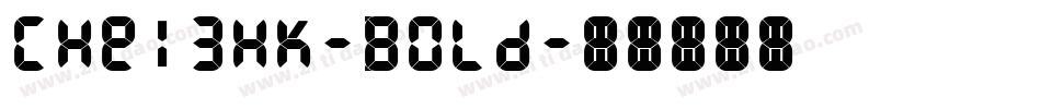 CHei3HK-Bold字体转换