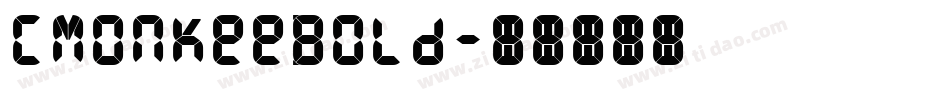 CMonkeeBold字体转换