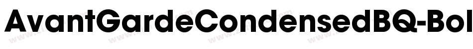 AvantGardeCondensedBQ-Bold字体转换