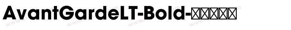 AvantGardeLT-Bold字体转换