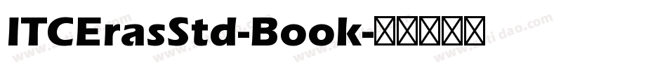 ITCErasStd-Book字体转换