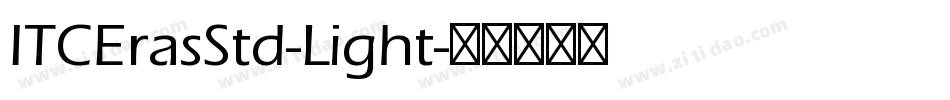 ITCErasStd-Light字体转换