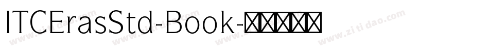 ITCErasStd-Book字体转换