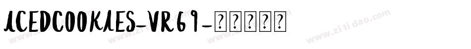 IcedCookies-vr69字体转换