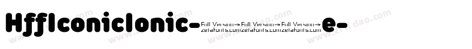 HffIconicIonic-102e字体转换