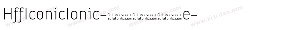 HffIconicIonic-102e字体转换