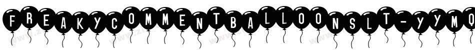 FreakyCommentBalloonsLt-yYMq字体转换