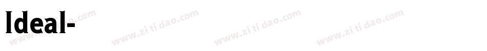 Ideal字体转换