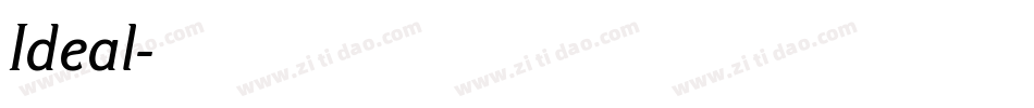 Ideal字体转换