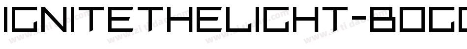 IgniteTheLight-BOgG字体转换