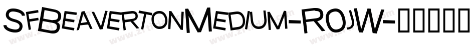 SfBeavertonMedium-R0jW字体转换 SfBeavertonMedium-R0jW字体转换