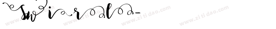 Swirl字体转换