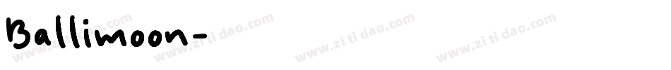 Ballimoon字体转换