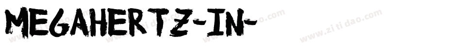Megahertz-In字体转换