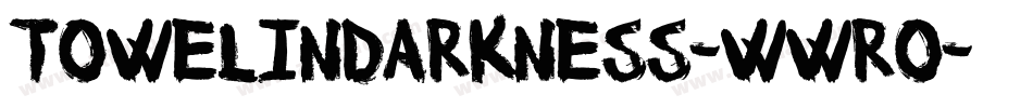 TowelInDarkness-WWrO字体转换