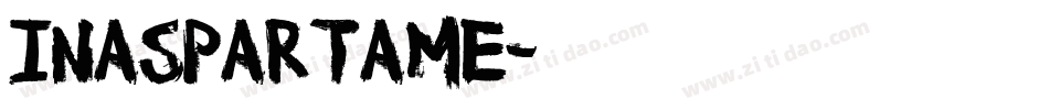InAspartame字体转换