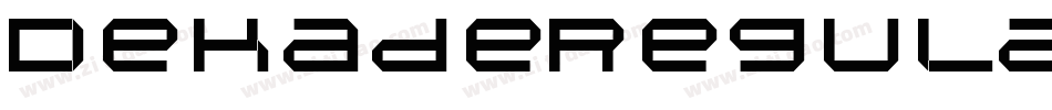 DekadeRegular-eL06字体转换