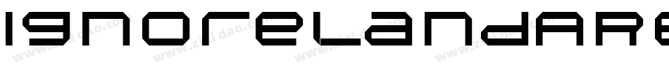 IgnorelandARegular-eG06字体转换